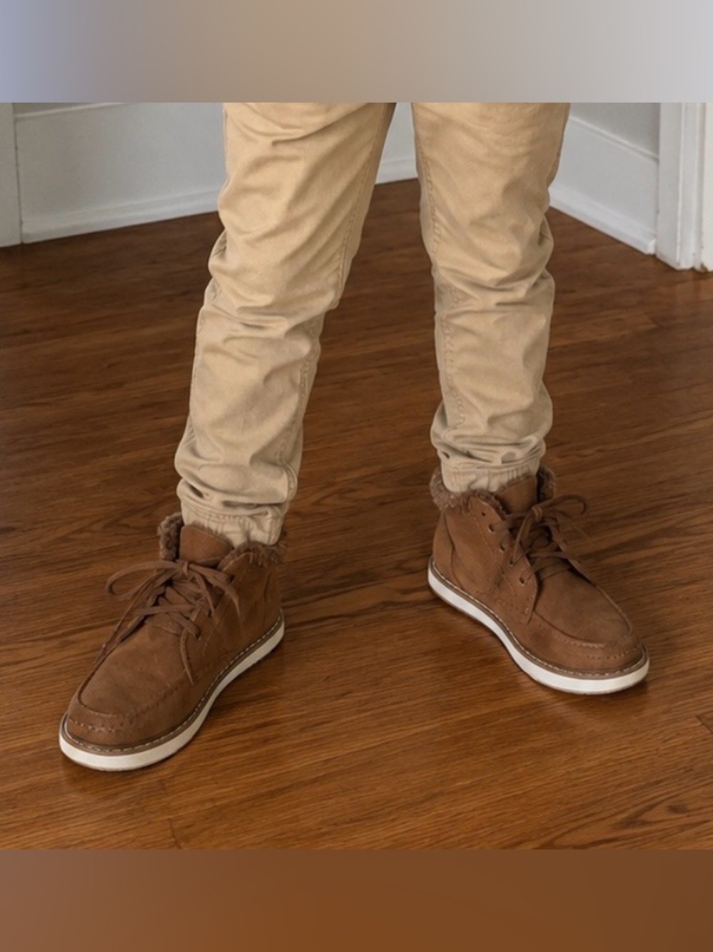 Gap Boy’s Brown Lace-Up Casual Boots